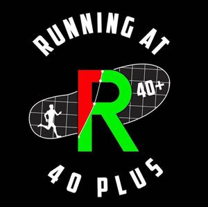 Running at 40 plus logo