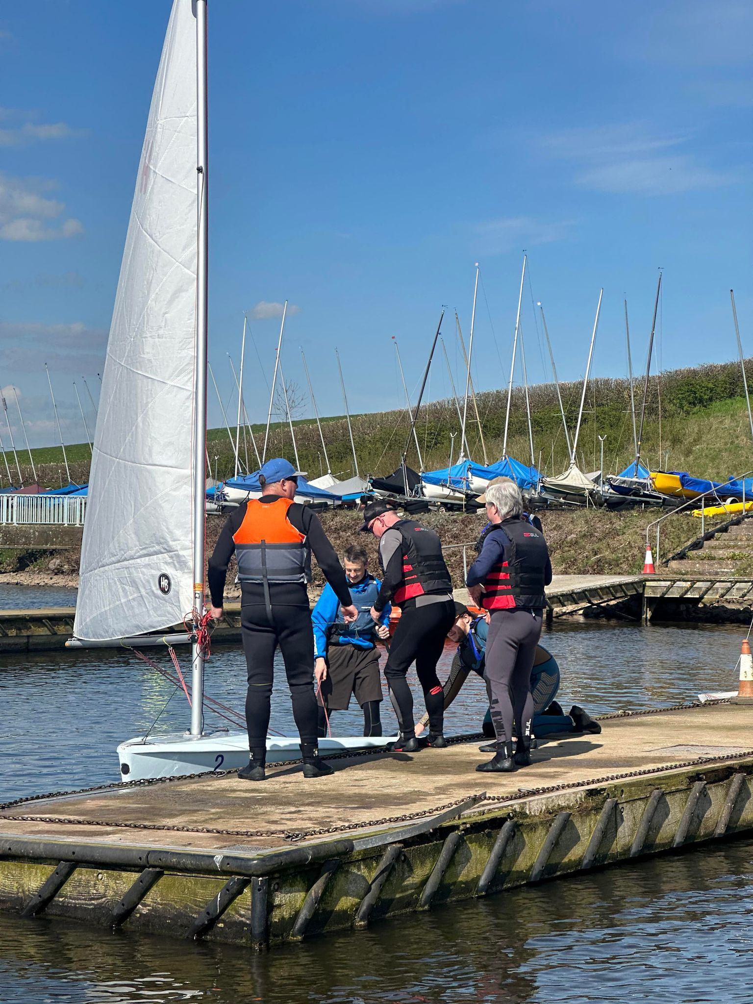 First time sailors coming to a Taster session