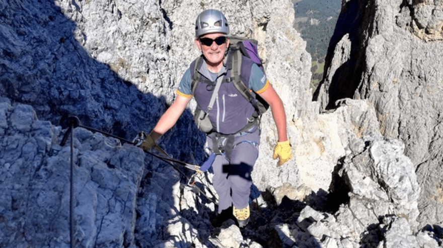 Learning to climb with Nigel Vardy
